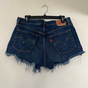Levi’s 501 high waisted shorts